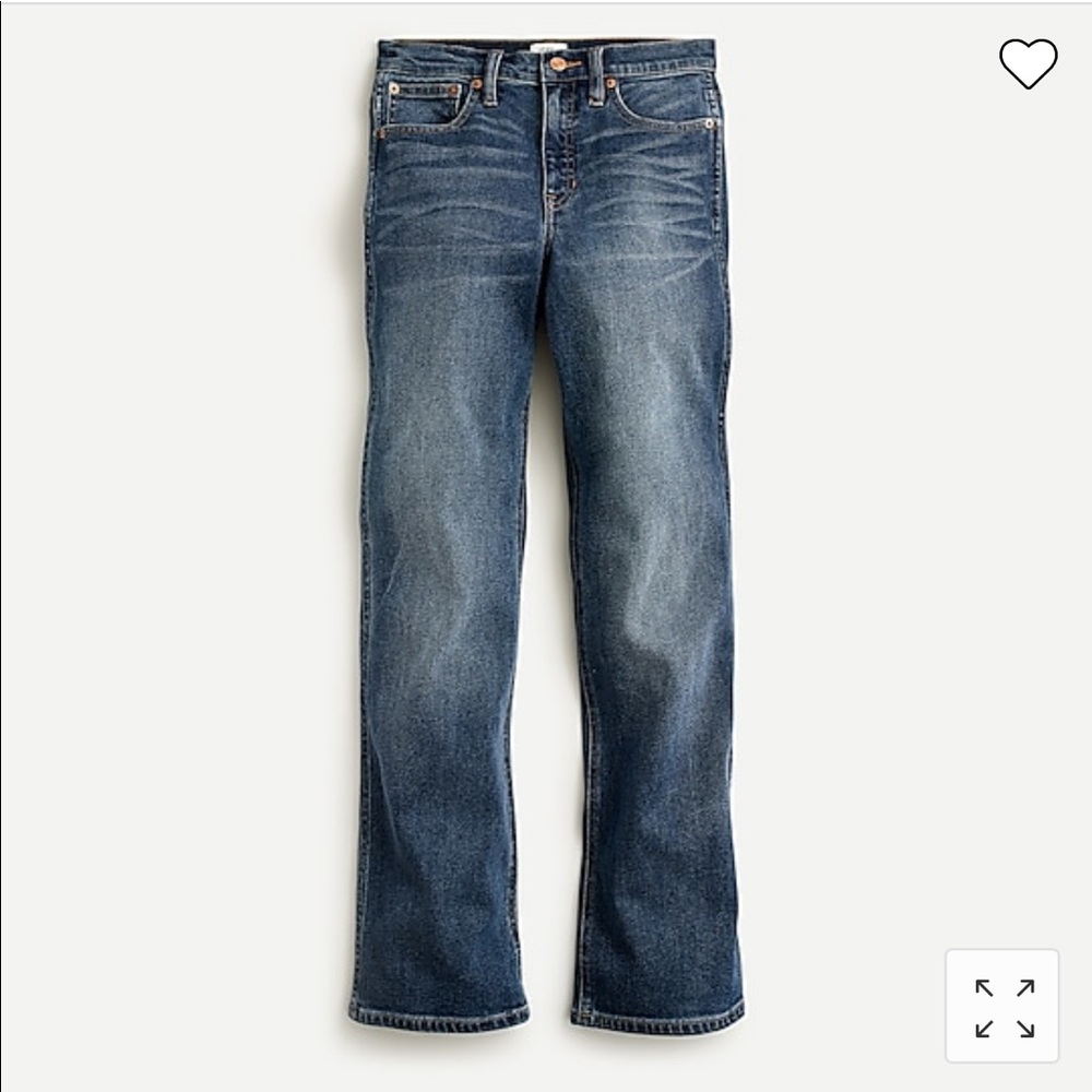 J. Crew High Rise Full Length Flare Jean